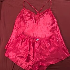 Lilac & London tank and cami set red size large